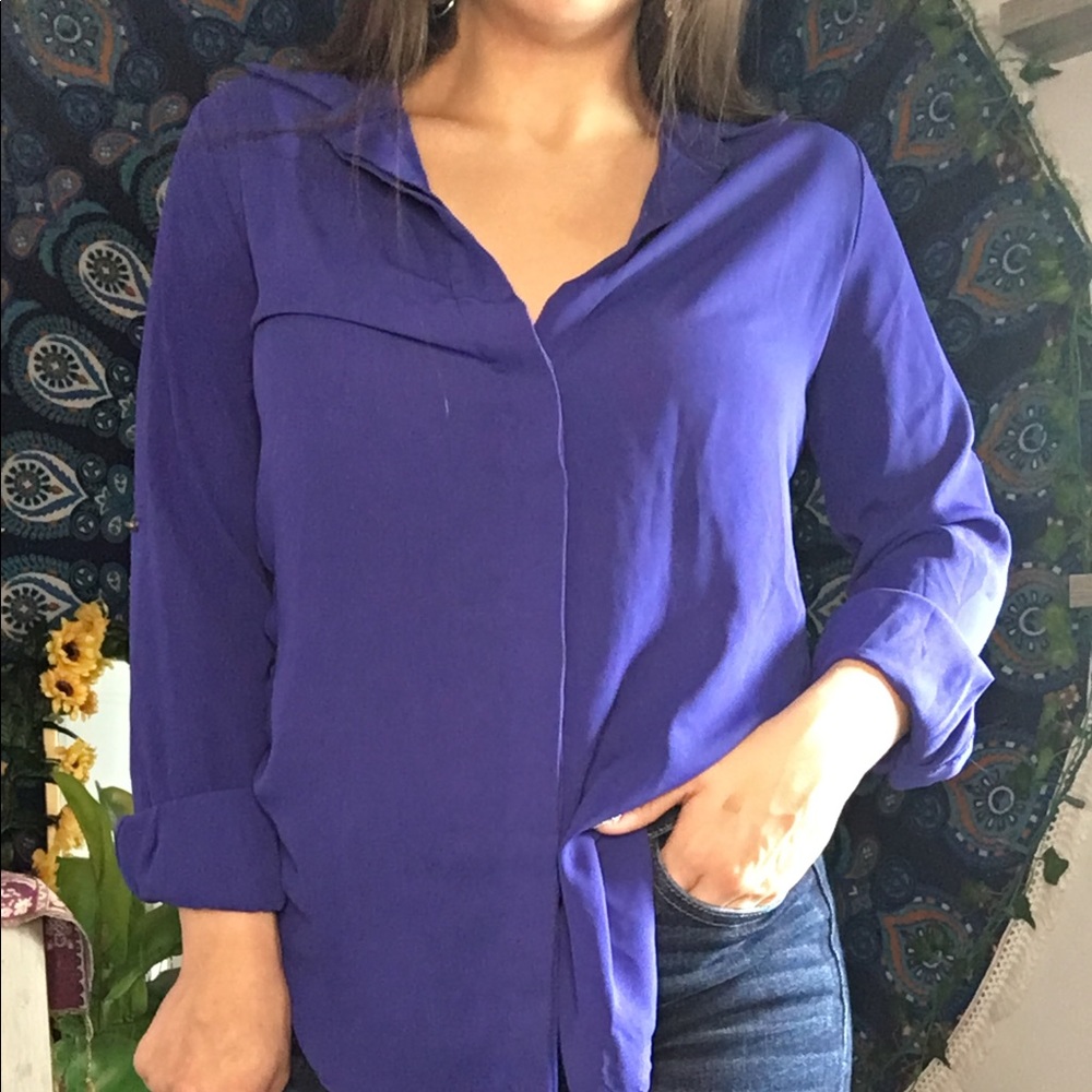 Silk Button Down